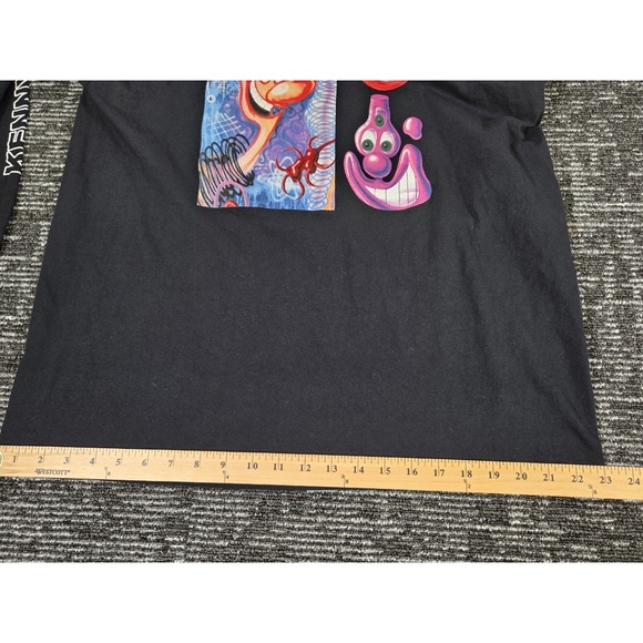 Kenny Scharf Goodie shirt mens L Two Sleeves Long Sleeve Graphic Black Artist - Picture 7 of 11